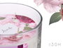 Acorde Bougie en Verre avec Couvercle Doré Rose Poudré Vintage 12,5 x 12,5 x 8,6 cm 400 g (Set de 6)