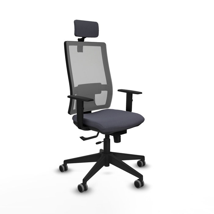 Chaise de Bureau avec Appui-tête Horna Traslack Piqueras y Crespo 1D066G2 Gris foncé Chaise de Bureau avec Appui-tête Horna Traslack Piqueras y Crespo 1D066G2 Gris foncé