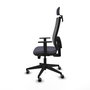 Chaise de Bureau avec Appui-tête Horna Traslack Piqueras y Crespo 1D066G2 Gris foncé