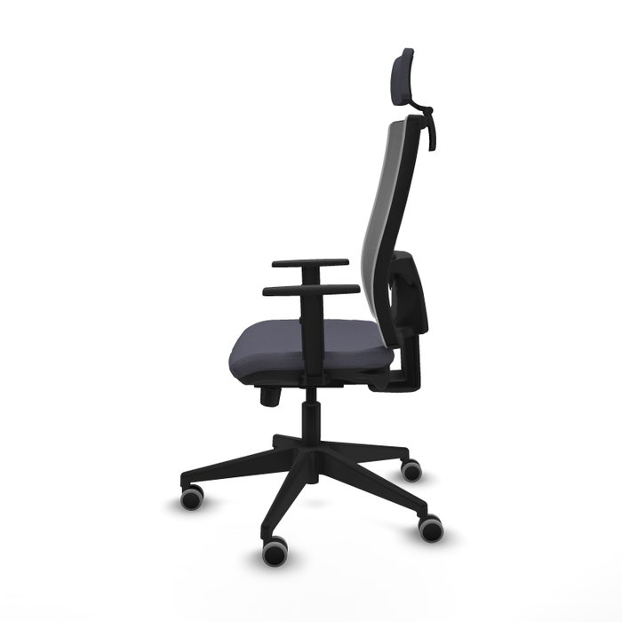 Piqueras y Crespo Chaise de Bureau Horna avec Appui-tête Gris foncé Piqueras y Crespo Chaise de Bureau Horna avec Appui-tête Gris foncé
