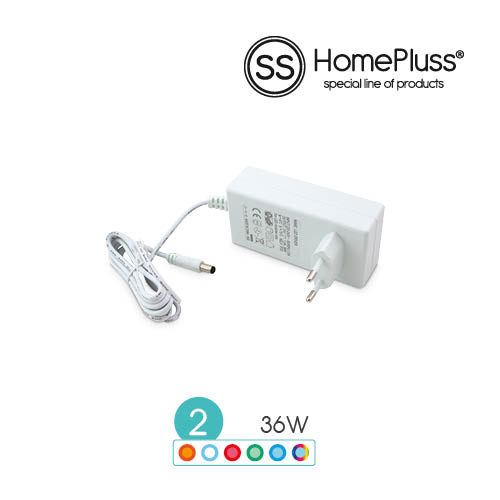 HomePluSS Alimentation pour rubans LED 24V 36W HomePluSS Alimentation pour rubans LED 24V 36W