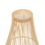 Lanterne Naturel Bambou Verre 30 x 30 x 55 cm