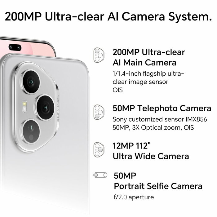 Smartphone Honor 5109BUSS 6,7" Octa Core SNAPDRAGON 8 gen 3 12 GB RAM 512 GB Noir
