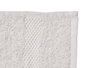 Berilo Toaille 70x130 cm Gris Clair en Coton et Polyester (Set de 12)