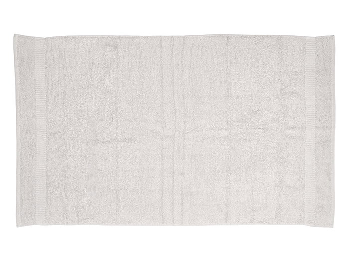 Berilo Toaille 70x130 cm Gris Clair en Coton et Polyester (Set de 12)