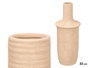 GIFTDECOR Jarrón Sahara Boca Estrecha Tierra Médiano