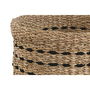 Panier décoratif Home ESPRIT Noir Naturel Jute Herbier marin (3 Pièces)