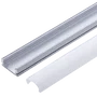 BX3 Light Profilé aluminium pour bande LED - Diffuseur opale 1 mètre - Accessoire d'installation et de finition - Modèle BX3-A1707-1M