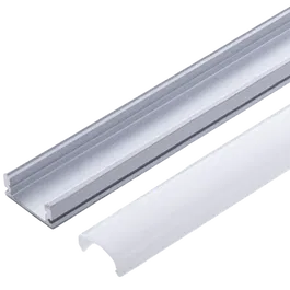 BX3 Light Profilé aluminium pour bande LED - Diffuseur opale 1 mètre - Accessoire d'installation et de finition - Modèle BX3-A1707-1M