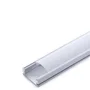 BX3 Light Profilé aluminium pour bande LED - Diffuseur opale 1 mètre - Accessoire d'installation et de finition - Modèle BX3-A1707-1M