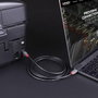 Lindy - Câble USB 3.2 Gen 1 Type C vers B Anthra Line, 2m, 5 Gbit/s, pour installations AV et IT professionnelles