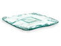 Giftdecor Centre de Table en Verre Carré Inca 28 cm Transparent (Set de 2)