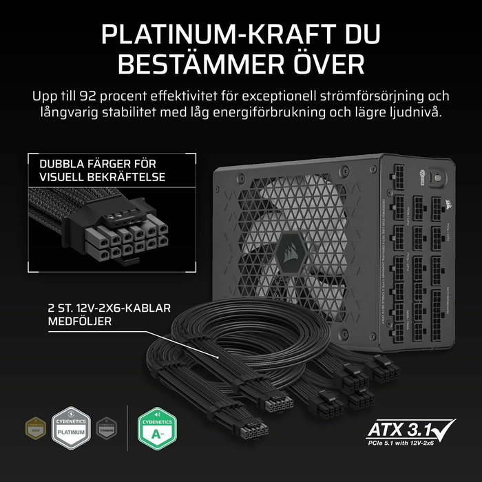 Corsair HX1500i 1500 W 80 PLUS Platinum ATX