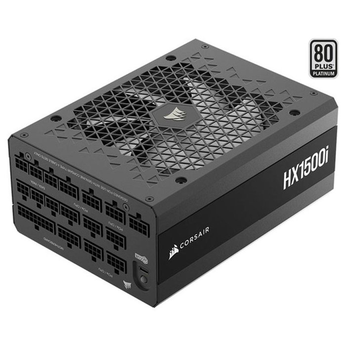 Corsair HX1500I Alimentation ATX 3.1 1500W 80 Plus Platinum Modulable pour PC Gaming Corsair HX1500I Alimentation ATX 3.1 1500W 80 Plus Platinum Modulable pour PC Gaming