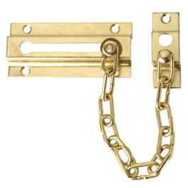 WOLFPACK LINEA PROFESIONAL Entrebâilleur de porte laitonné (blister 1 pièce)