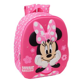 Cartable Minnie Mouse Rose 27 x 33 x 10 cm