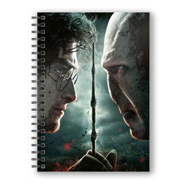 Harry Potter cahier effet 3D Harry Potter vs. Voldemort