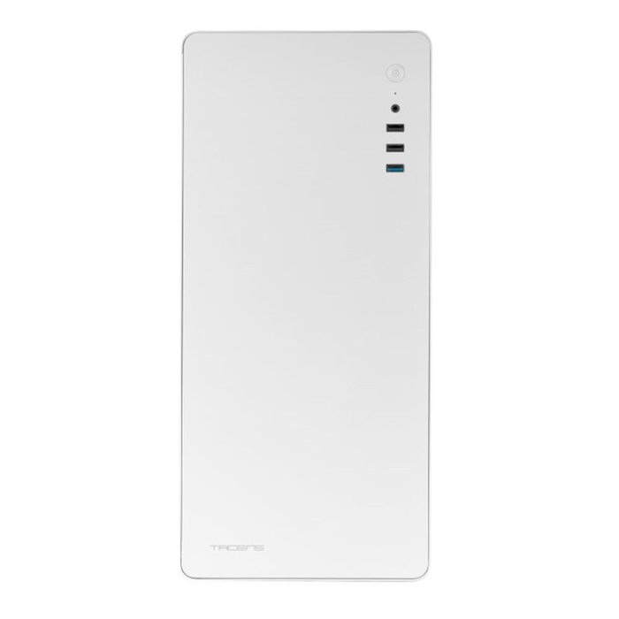 Tacens Ensis Boîtier PC Semi-Tour ATX Blanc, Acier, USB 3.0, Ventilateur 120 mm
