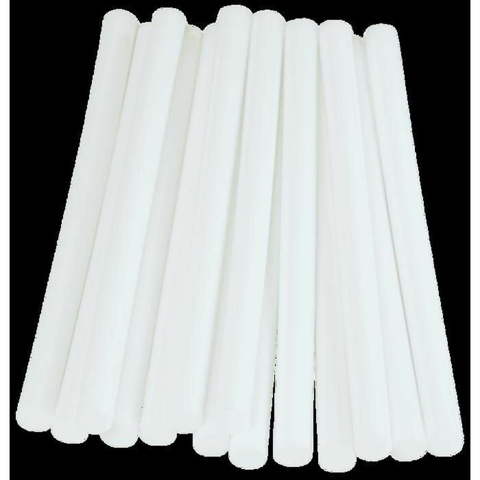 Rapid Bâtons de colle thermofusible Blanc Ø 12 mm, 48 pièces Rapid Bâtons de colle thermofusible Blanc Ø 12 mm, 48 pièces