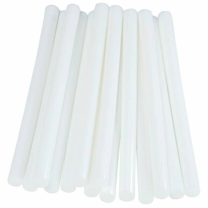 Rapid Bâtons de colle thermofusible Blanc Ø 12 mm, 48 pièces Rapid Bâtons de colle thermofusible Blanc Ø 12 mm, 48 pièces