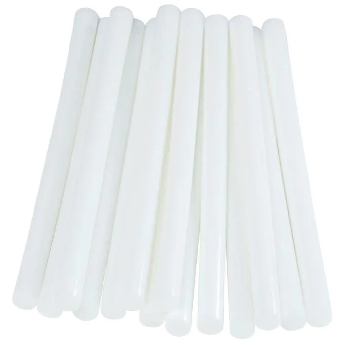 Rapid - 48 bâtons de colle blanche universelle pour pistolet à colle Ø12mm x 190mm (880g) - Prise rapide 30s - Compatible pistolet EG280, EG310, etc.