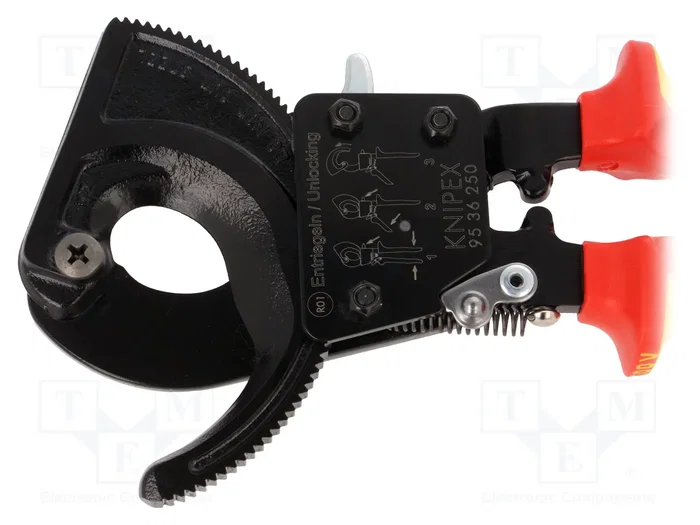 Knipex Coupe-câbles à principe de cliquet 95 36 250