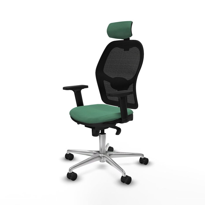 Piqueras y Crespo Chaise de Bureau avec Appui-tête 2D086N2 Vert émeraude Piqueras y Crespo Chaise de Bureau avec Appui-tête 2D086N2 Vert émeraude