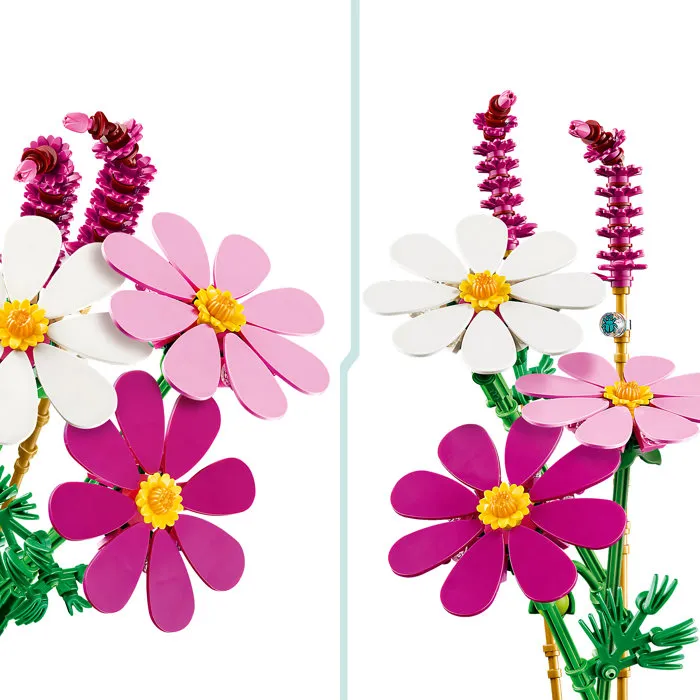 Lego LEGO Botanicals 11514 Les Cosmos - Set de Petit Bouquet Artificiel dès 9 ans - Décoration