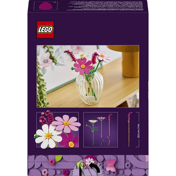 Lego LEGO Botanicals 11514 Les Cosmos - Set de Petit Bouquet Artificiel dès 9 ans - Décoration