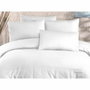 BigBuy Home Parure de couette Blanc King size 3 pièces