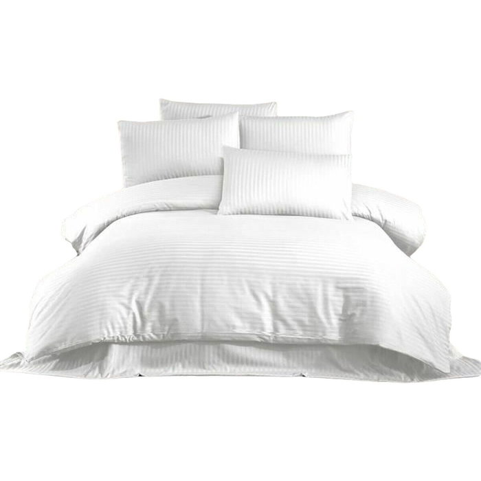BigBuy Home Parure de couette Blanc King size 3 pièces BigBuy Home Parure de couette Blanc King size 3 pièces