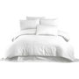 BigBuy Home Parure de couette Blanc King size 3 pièces