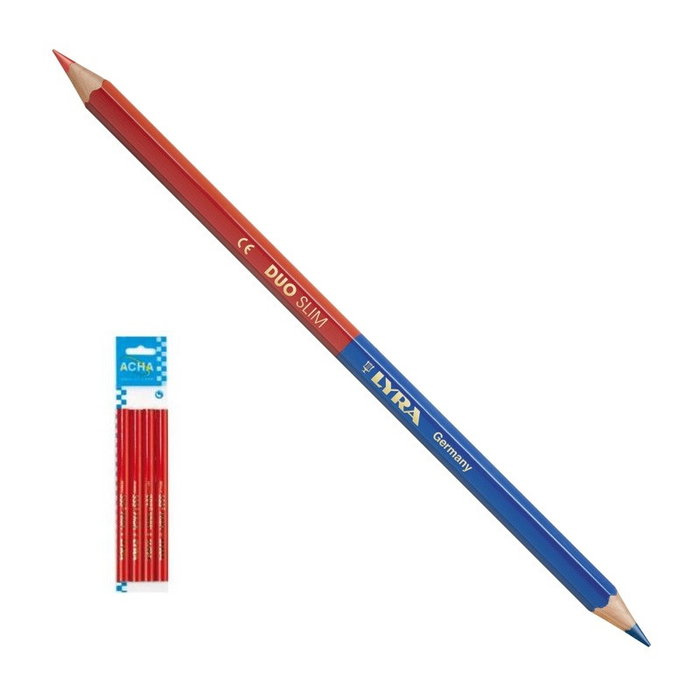 ACHA Blist.4Uds - Porte-mines 2,8 mm avec mines bleues et rouges (lot de 4 unités) ACHA Blist.4Uds - Porte-mines 2,8 mm avec mines bleues et rouges (lot de 4 unités)