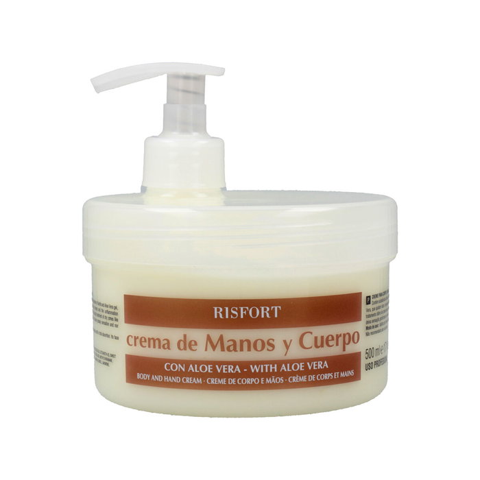 Risfort Crème Aloe Vera 500 ml - Hydratation intense au beurre de karité et gel d'aloe vera - Pour peaux sèches, mains, pieds et coudes Risfort Crème Aloe Vera 500 ml - Hydratation intense au beurre de karité et gel d'aloe vera - Pour peaux sèches, mains, pieds et coudes