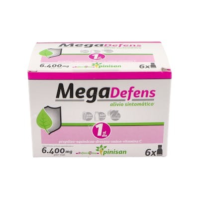 Pinisan Mega Defens 6 Viales Complément Alimentaire Immunité Vitamine C Pinisan Mega Defens 6 Viales Complément Alimentaire Immunité Vitamine C