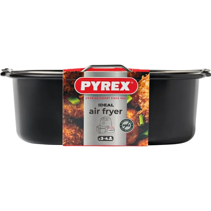 Pyrex Plat carré Glide 22x21 cm avec anse anti-adhésif sans PFAS