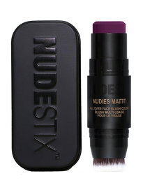 Nudestix Nudies All Over - Bâton de blush mat, teinte Moodie Blu, 8 g - Maquillage pour joues