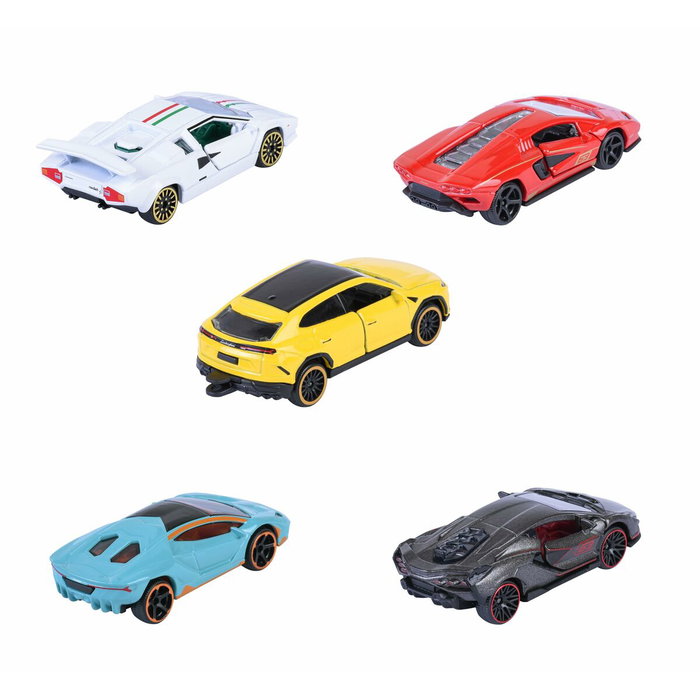 Majorette Coffret Cadeau 5 Véhicules Lamborghini - 2 Modèles Exclusifs