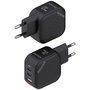Chargeur mural Aisens ASCH-65W3P027-BK Noir Multicouleur 65 W