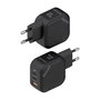 Chargeur mural Aisens ASCH-65W3P027-BK Noir Multicouleur 65 W