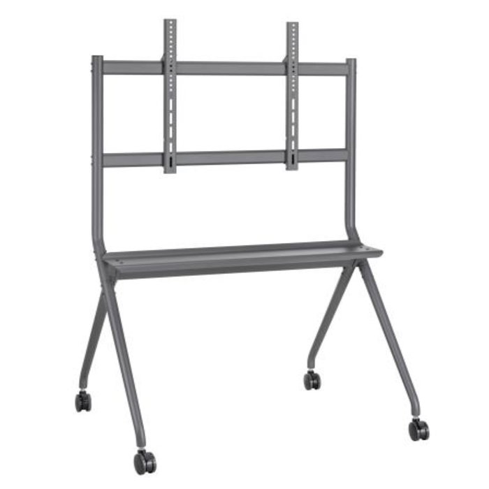 Ewent EW1542 Support mobile pour TV 50-86 pouces avec roulettes, pied universel VESA jusqu'à 800x600mm, charge 120kg Ewent EW1542 Support mobile pour TV 50-86 pouces avec roulettes, pied universel VESA jusqu'à 800x600mm, charge 120kg