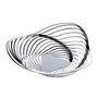 Alessi ACO02 - Corbeille à fruits Trinity en acier inoxydable 18/10 perforé laser, diamètre 26 cm