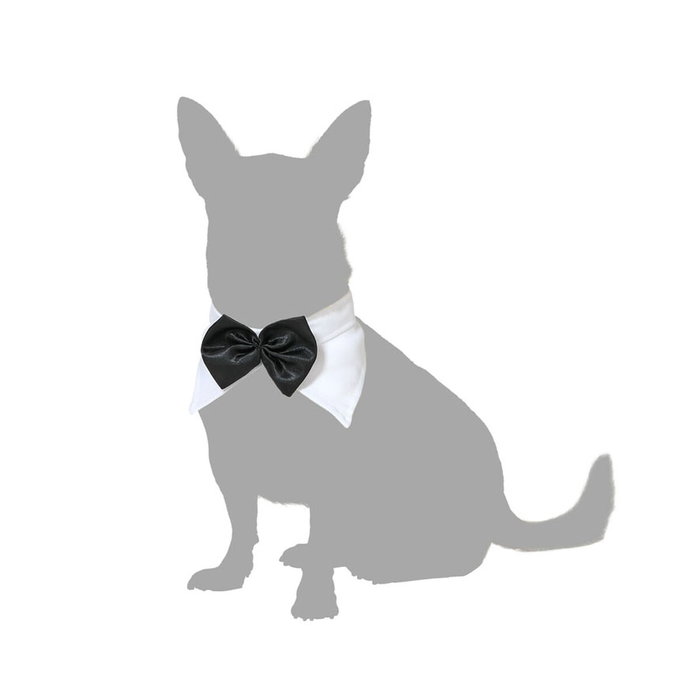 BigBuy Carnival Déguisement Nœud Papillon Noir Taille S pour Chien