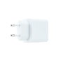 Coolbox Chargeur mural USB 35W 2 ports USB-C GaN pour smartphone et tablette