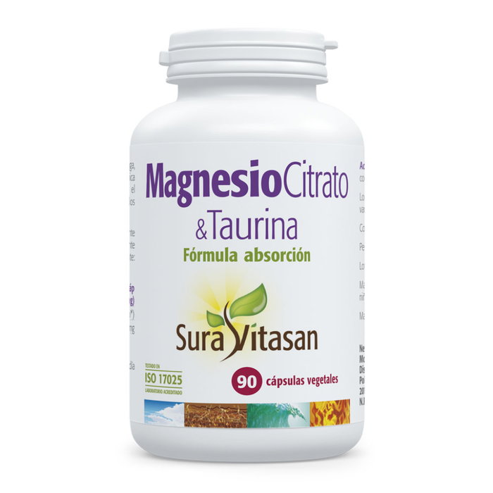 SURA VITASAN MAGNESIO & L-TAURINA 90 capsules SURA VITASAN MAGNESIO & L-TAURINA 90 capsules