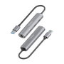Hub USB Aisens ASUC-4P037-GR Gris