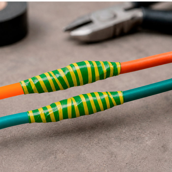 WOLFPACK LINEA PROFESIONAL Ruban isolant 20 m x 19 mm Jaune/vert WOLFPACK LINEA PROFESIONAL Ruban isolant 20 m x 19 mm Jaune/vert