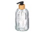 Berilo Dosificateur Transparent Bambou 410 ml Verre 7x16,5x7 cm (Set de 24)