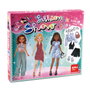 APLI KIDS Jeu magnétique Fashion Show 19799, avec 1 scène et 43 magnets de vêtements et accessoires, pour créateur de mode, dès 6 ans, version espagnole