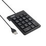 Tooq Teclado numerico TQK-2001-B noir